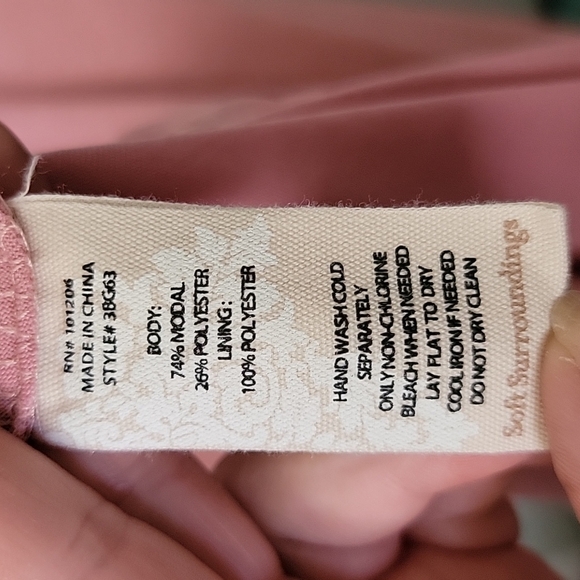 Soft surroundings NWT Roxanna Romantic Pink Flounce Ruffle Vneck Maxi Medium - Picture 10 of 11